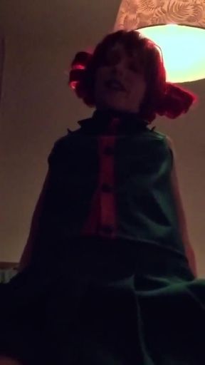 Kasane Teto gets DRILLED?! cosplay sex - blowjob - magic wand   Clip 1