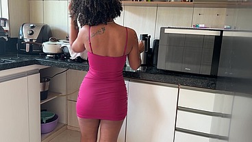 He arrived unexpectedly, naked with a hard-on, and he fucked me good.