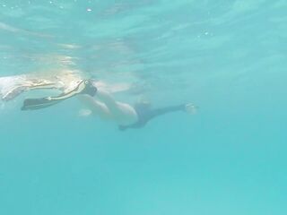 I Love the feeling of the water on my twat whille swimming