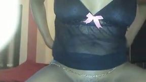Lewd big racked black nympho wife of my buddy was riding his BBC