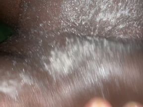 Creamy hole after taking nut