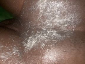 Creamy hole after taking nut