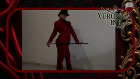 veronna ink - cross dressing strip: from suit & hat to lingerie ii