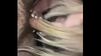 Sexy blonde doing what she does best