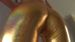 Lick My Shiny Gold Ass Facesit