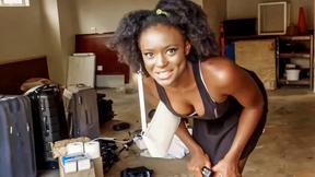 ”This CHARMING EBONY real estate agent left dripping”