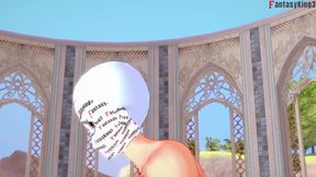 Columbina blowjob - Genshin Impact