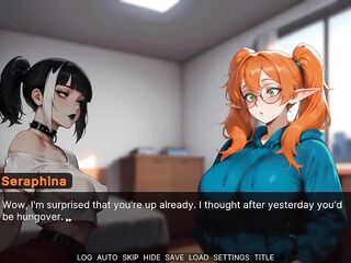 Seraphina's Life: Shemale hentai Elf and Her Hot Female Roommate - Movie 4
