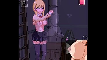 Animated hentai game features a lustful back alley tale