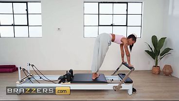BRAZZERS - Sexy Ryan Reid Gets Her Tight Pussy Stretched In A Hardcore Fitness Session With Victor Ray&rsquo_s Help