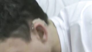 Twinks Double Penetrated Dream Come True" or "Boy Desires Twins Anal Threesome Fantasy