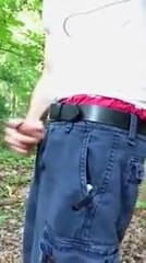 Walking in the woods with my cock out