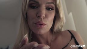 ”Lustful Large Tits Blonde COUGAR Rachael Cavalli Surprises Cyrus King”