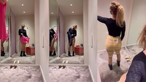 puis essayage de 2 magnifiques jupe transparente de la perla mode ...