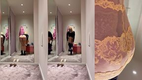 puis essayage de 2 magnifiques jupe transparente de la perla mode ...