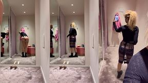 puis essayage de 2 magnifiques jupe transparente de la perla mode ...