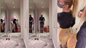 puis essayage de 2 magnifiques jupe transparente de la perla mode ...