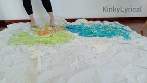 Foot Art - Painting with Feet