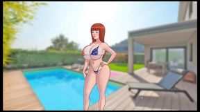sexnote - all sex scenes [ taboo hentai game pornplay ] ep.11 stepsis deepthroat his boner before the bikini shooting