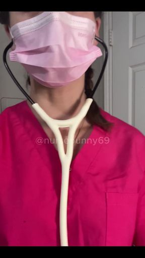 Stethoscope Exam and Strap-on Peggingyou're Here for Your Physical Exam