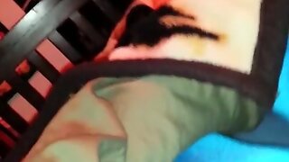 Muscular Stud in Spandex Rewarded with Creamy Cum