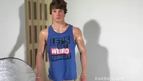Cute 18+ Boy Strips Flexes for Huge Cocks – Hot Gay Muscle Craving – PureFantasy 18+