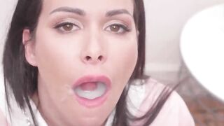 PremiumBukkake - Jessy Jey swallows 58 gigantic mouthful cumshots