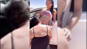 ”Asian Ladyboy sucking a boy on the street & boy suck ladyboy outdoors”