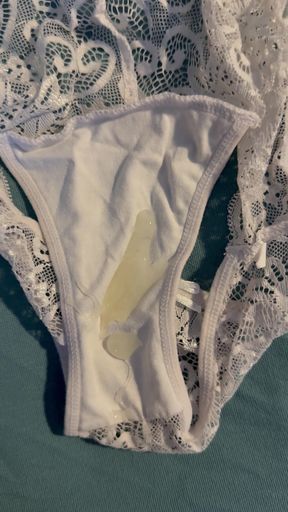 Cum on wife's panties 35
