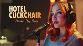 You having fun in the cuckchair at the Hotel Wifey has 2 Men