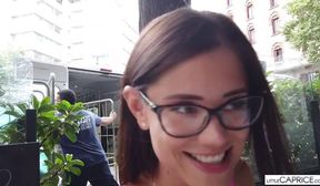 little caprice report barcelona and ibiza outdoor pov