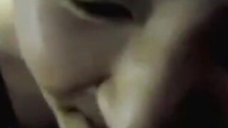 Asian College Girl Sucks and Facializes White Cock