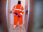 HiViz Pup - shower & paw in gear