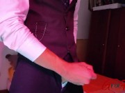 Masturbating