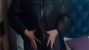 MilfyCalla Gets A Lot Of Cum On New Puffy DownJacket!