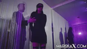Sex-Kitten Mariska Takes Two Hard Cocks Simultaneously