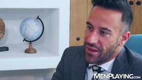 Mega hung Gustavo Cruz relentlessly breeds anxious Dan Tyser hard