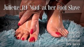 Juliette_RJ Mad at her Foot Slave FOR MOBILE DEVICES USERS - LEGENDAS EM PORTUGUES - FOOT FETISH - DIRTY FEET - OILED FEET - BBW QUEEN