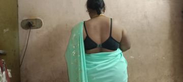 I Went to My Stepaunt's House and She Was so Beautiful in a Saree, Then I Grabbed Her Breasts and Shared Her Bed