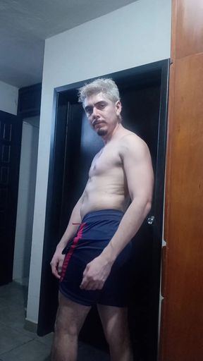 Handsome Stud Flexing and Stripping