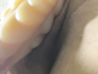 Stretching myself GIANT THICK DILDOS FTM TRANS CUNT
