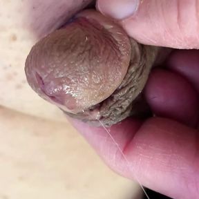 Taking penis plug from my penis