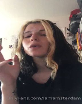 Queenlamamsterdam - Get On Your Knees Pathetic Human Ashtray Joi