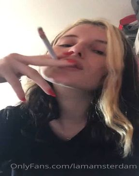 Queenlamamsterdam - Get On Your Knees Pathetic Human Ashtray Joi