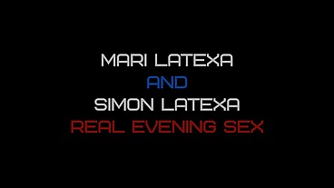 Sensual Evening Bathtub Pleasure - Mari Latexa and Simon Latexa Real Sex
