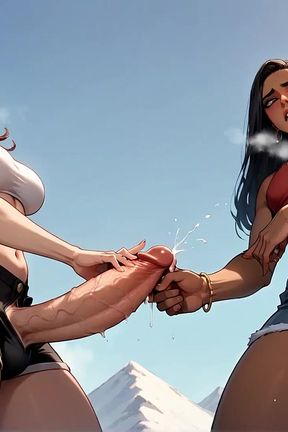 A Majestic, Snowy Lovemaking with a Super-steamy Transvestite Femboy on a Mountaintop - the Best XXX Porn!