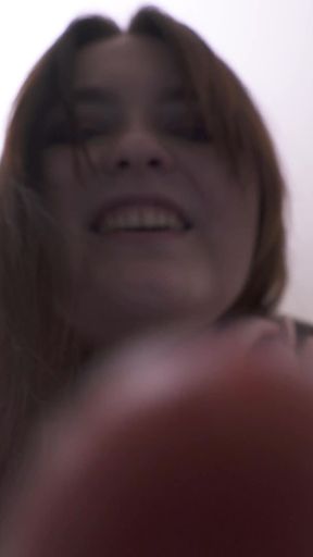 Key moment from &quot;Drink all my cum! Sissy training from milf mistress in heels solo&quot;