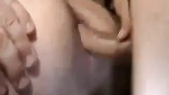 Amateur Black Man Gets Thick Bareback Creampie