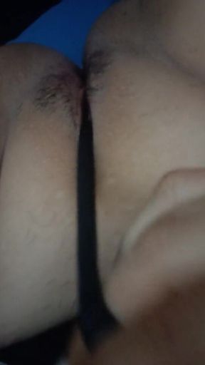 POV Fingering My Unshaven Pussy