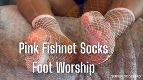 Pink Fishnet Socks Foot Worship - Royal Ro ebony feet pov hd mp4 1080p